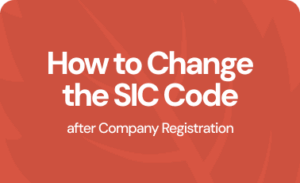 How to change the SIC code after company registration