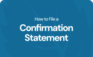 How to file a confirmation statement