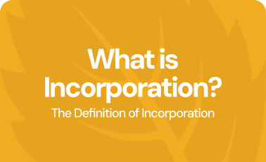 What is incorporation? The definition of incorporation
