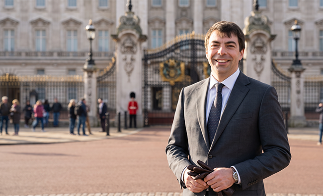 Our Managing Director was invited to Buckingham Palace — by The King
